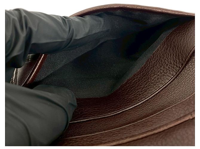 Portafoglio Bifold in Pelle Loewe Marrone - vista 10