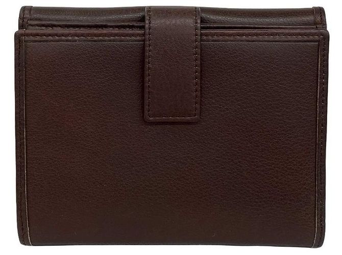 Portafoglio Bifold in Pelle Loewe Marrone - vista 3