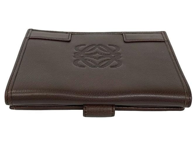 Portafoglio Bifold in Pelle Loewe Marrone - vista 4