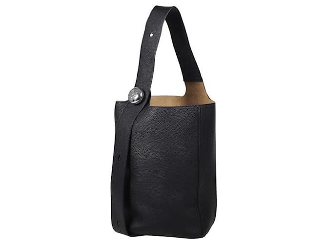 Loewe Borsa a secchiello Pebble Grande Nero - vista 3