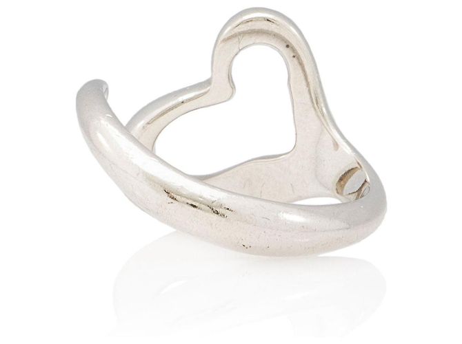 Anello Elsa Peretti in argento sterling con cuore aperto Tiffany & Co. - Misura 7 Metallico - vista 3