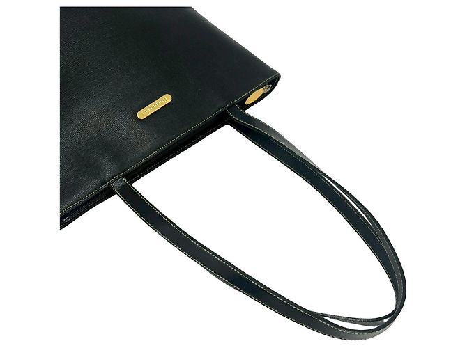 Bolsa Tote de couro Burberry Preto - vista 5