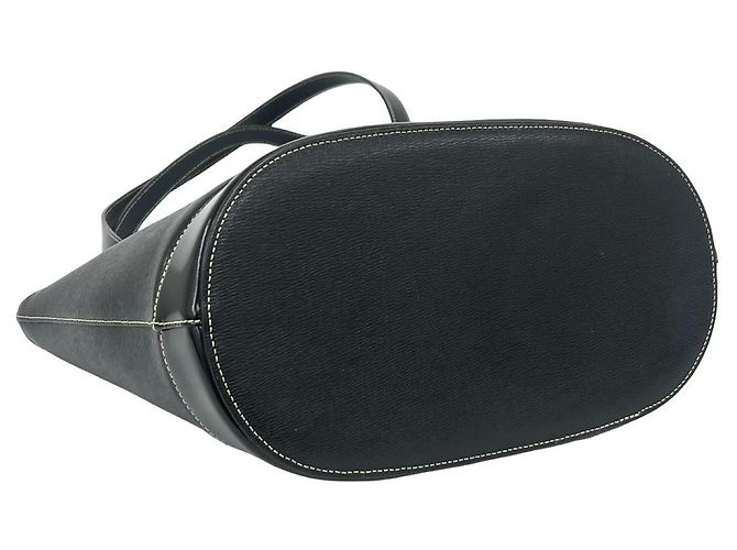 Bolsa Tote de couro Burberry Preto - vista 8