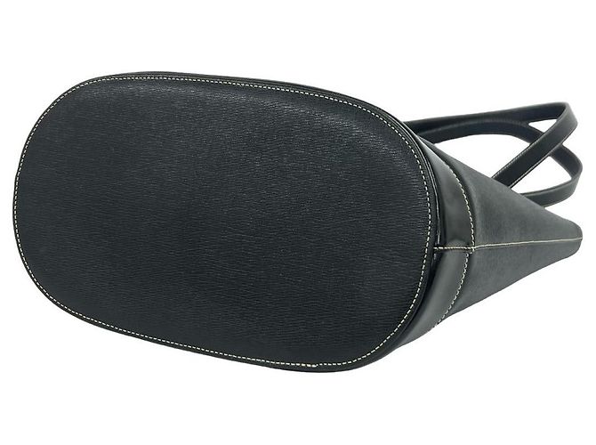 Bolsa Tote de couro Burberry Preto - vista 9