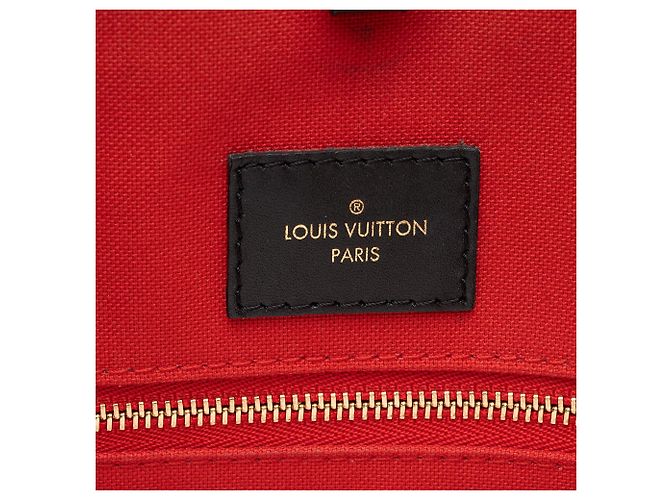 Louis Vuitton Onthego GM Tote aus Giant Monogram Canvas Braun - Ansicht 8