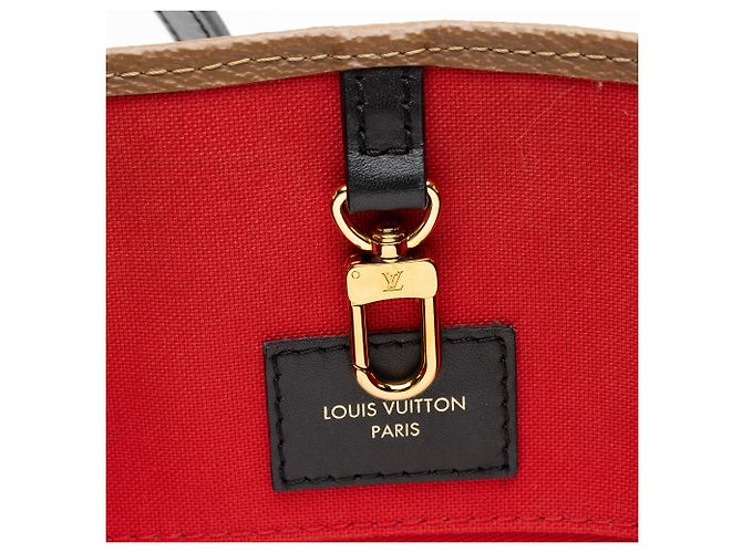 Louis Vuitton Onthego GM Tote aus Giant Monogram Canvas Braun - Ansicht 9