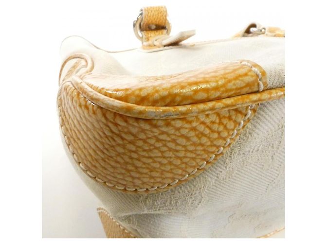 Céline Bolsa Celine Boogie Canvas Amarelo - vista 2