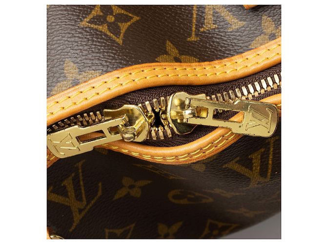 Borsa da Viaggio Louis Vuitton Vintage Monogram Canvas Alma Voyage GM Marrone - vista 9