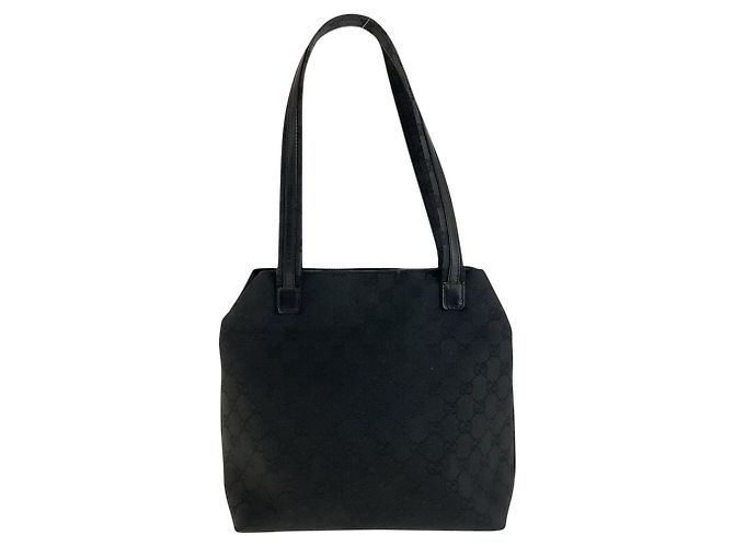 Borsa a tracolla Gucci GG Canvas e pelle Nero - vista 2