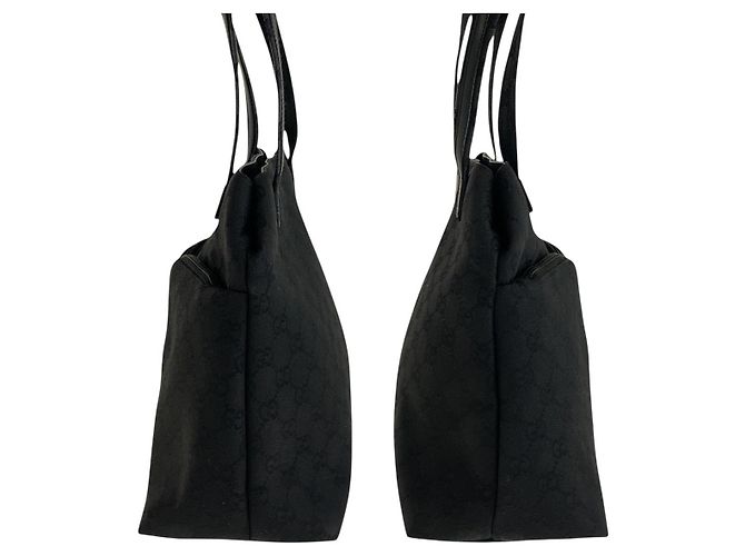 Borsa a tracolla Gucci GG Canvas e pelle Nero - vista 6