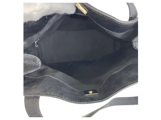 Borsa a tracolla Gucci GG Canvas e pelle Nero - vista 7