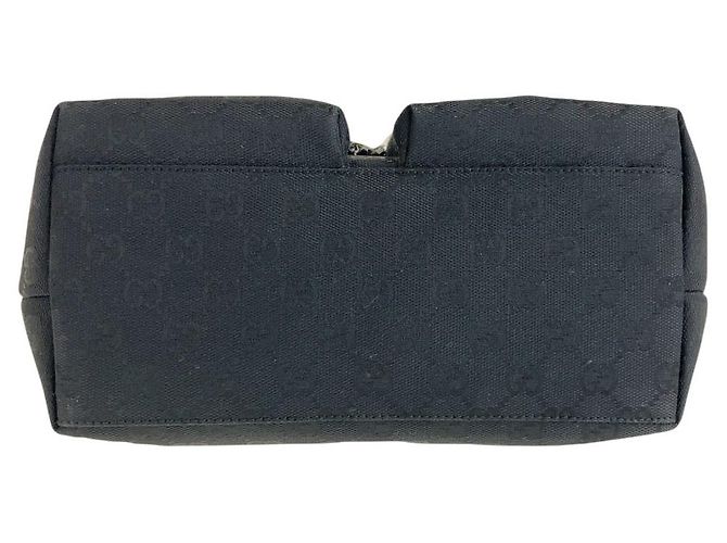 Borsa a tracolla Gucci GG Canvas e pelle Nero - vista 8