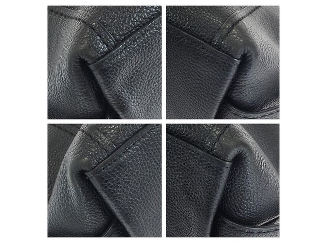 COACH Edie Leather 2way Bag Black - view 3