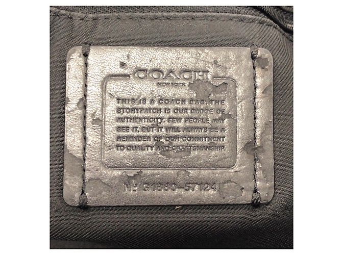 COACH Edie Leather 2way Bag Black - view 4