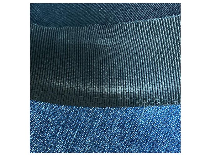 Basco in denim Christian Dior Dioramour Blu - vista 10