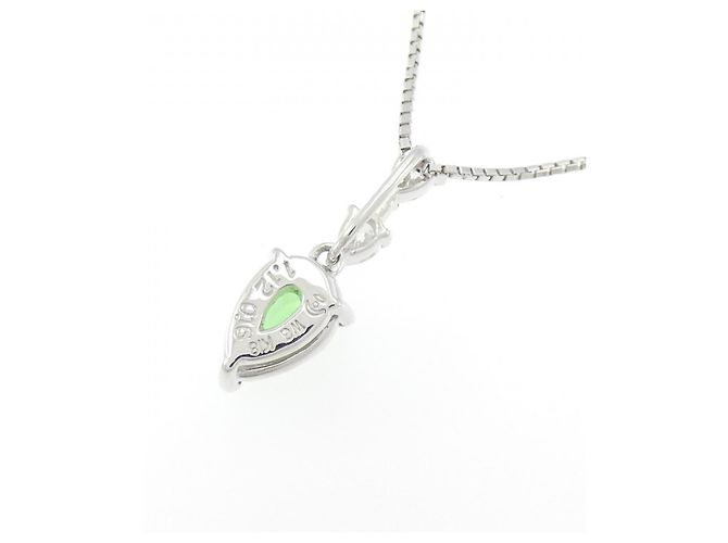 Collana Tasaki Garnet Diamond Au750 Argento Metallico - vista 4