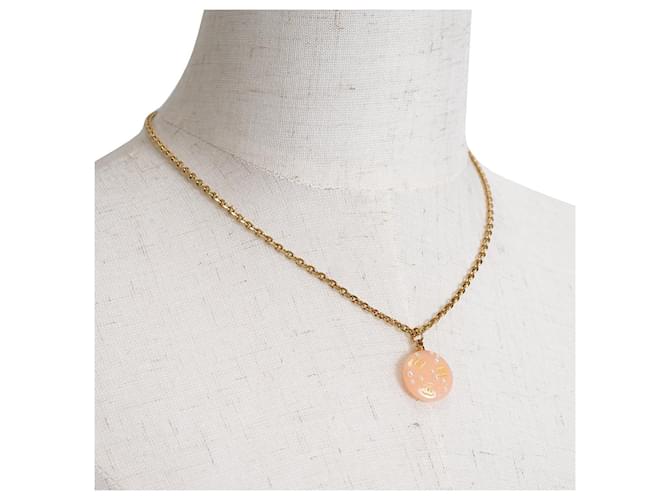 Timeless Collana in metallo Chanel CC D'oro Metallico - vista 8
