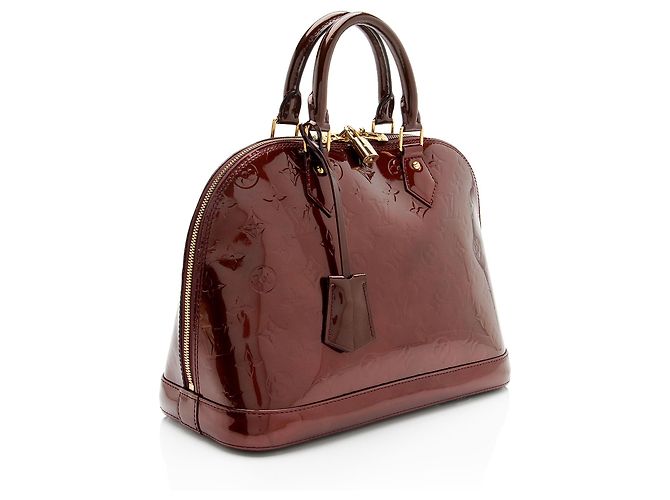 Louis Vuitton Monogram Vernis Alma PM Satchel Rot - Ansicht 2
