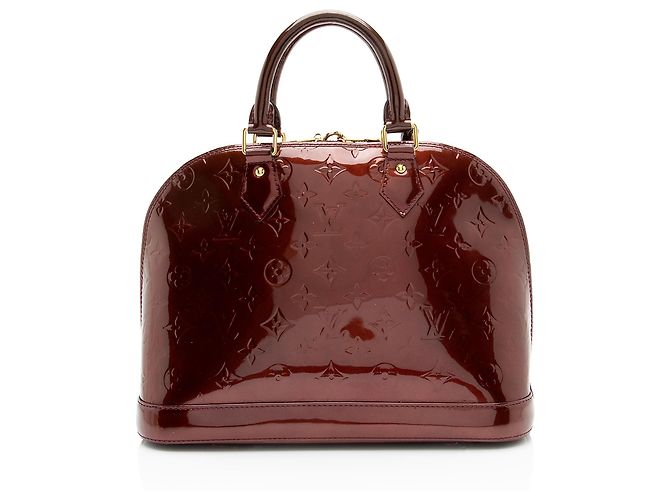 Louis Vuitton Monogram Vernis Alma PM Satchel Rot - Ansicht 3