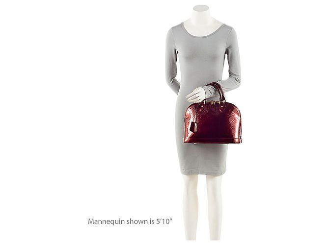 Louis Vuitton Monogram Vernis Alma PM Satchel Rot - Ansicht 5