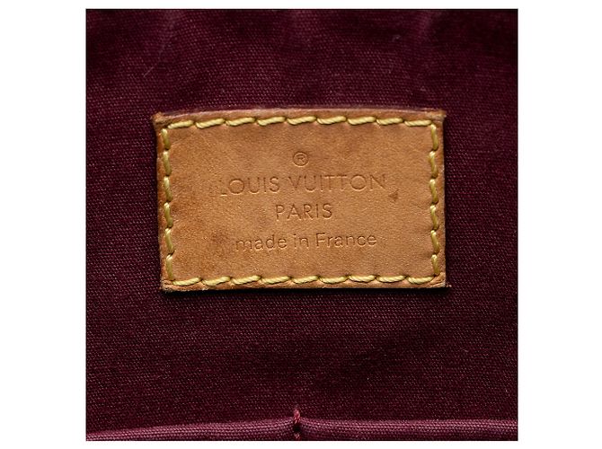 Louis Vuitton Monogram Vernis Alma PM Satchel Rot - Ansicht 8