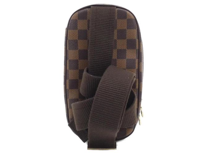 Pochette Gange Damier Louis Vuitton - Borsa a Spalla Marrone - vista 2