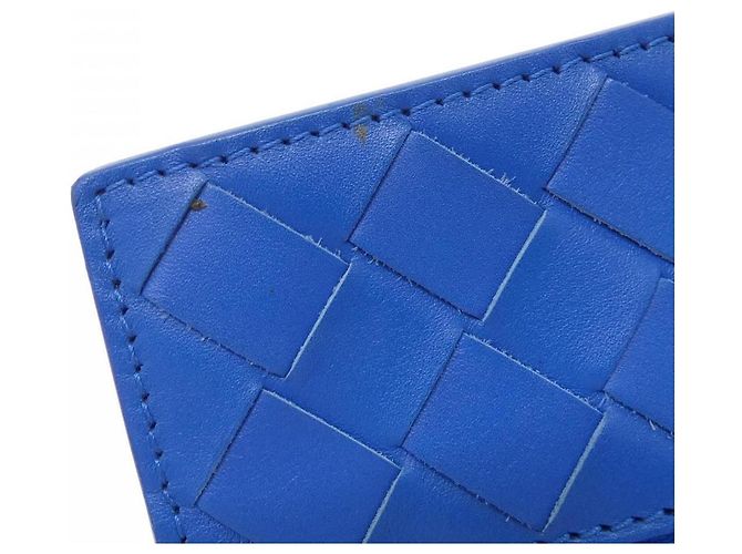 Borsa Second in pelle di vitello Bottega Veneta Blu - vista 5