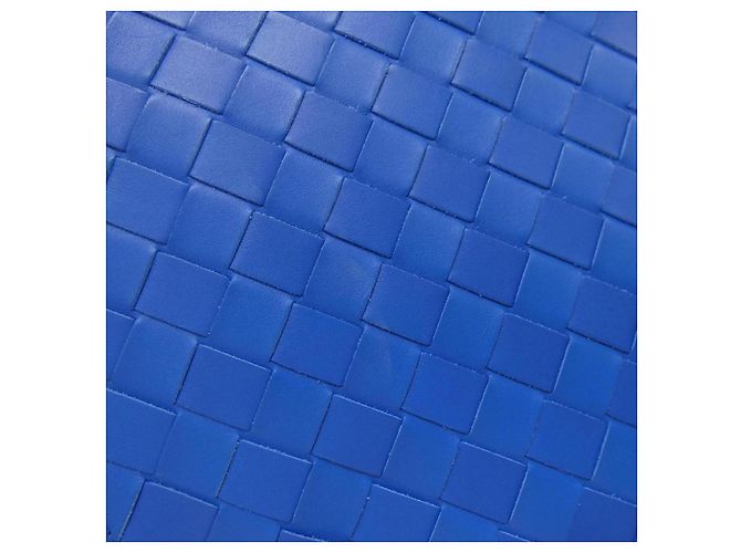 Borsa Second in pelle di vitello Bottega Veneta Blu - vista 6
