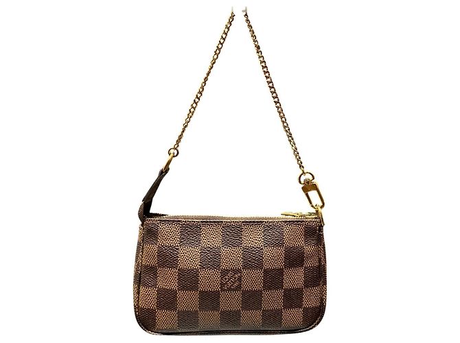Louis Vuitton Damier Pochette Marrone - vista 2