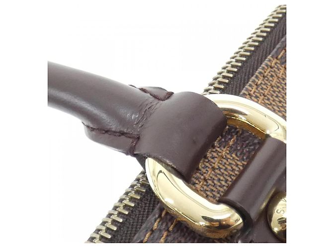 Borsa Tote Louis Vuitton Damier Marrone - vista 5