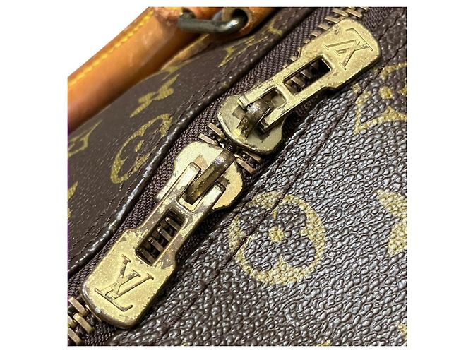 Bolso Boston Louis Vuitton Keepall45 Monogram Castaño - vista 9