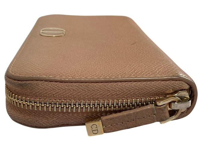 Christian Dior 30 Montaigne Leder-Langgeldbörse Braun Beige - Ansicht 10