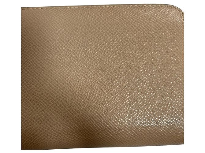 Christian Dior 30 Montaigne Leder-Langgeldbörse Braun Beige - Ansicht 5
