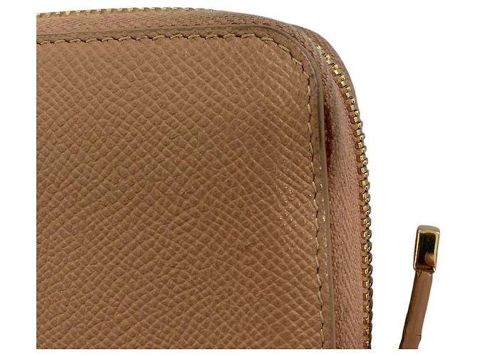 Christian Dior 30 Montaigne Leder-Langgeldbörse Braun Beige - Ansicht 6
