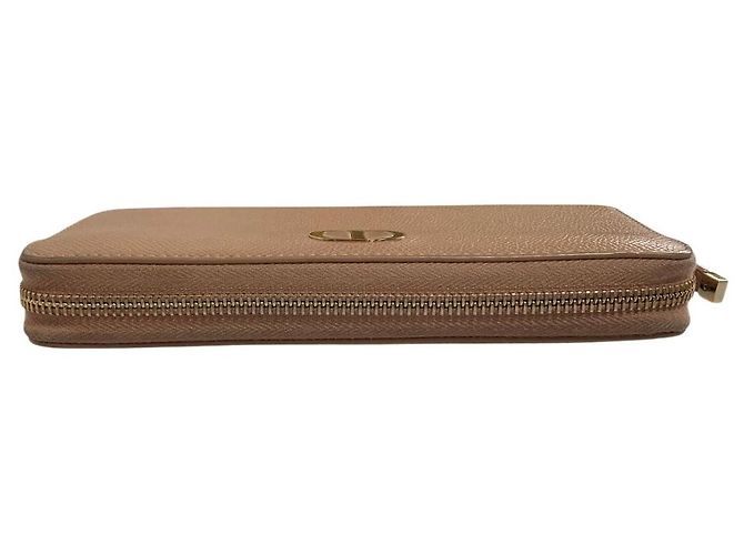 Christian Dior 30 Montaigne Leder-Langgeldbörse Braun Beige - Ansicht 7