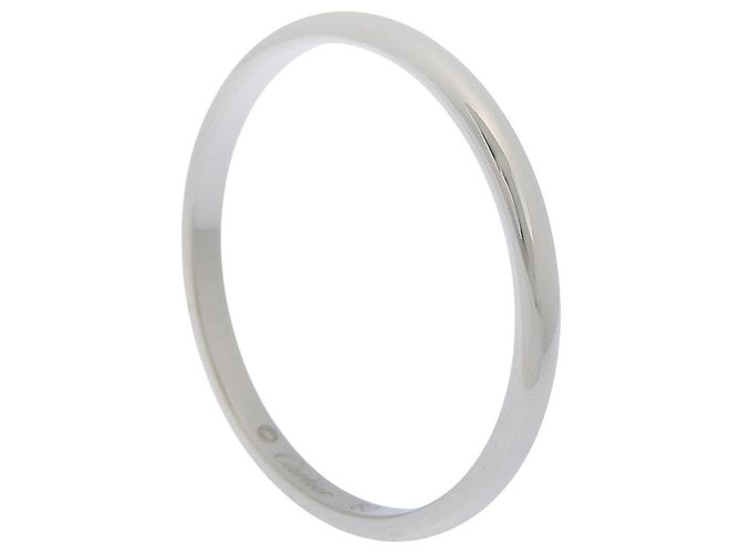 Cartier Ehering Pt950 Platin Größe 19.5 Silber Metallisch - Ansicht 3