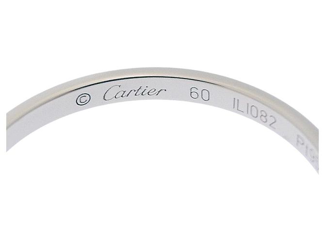 Cartier Ehering Pt950 Platin Größe 19.5 Silber Metallisch - Ansicht 6
