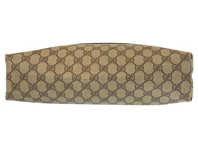 Borsa tote a tracolla Gucci GG Supreme Marrone Beige - vista 10