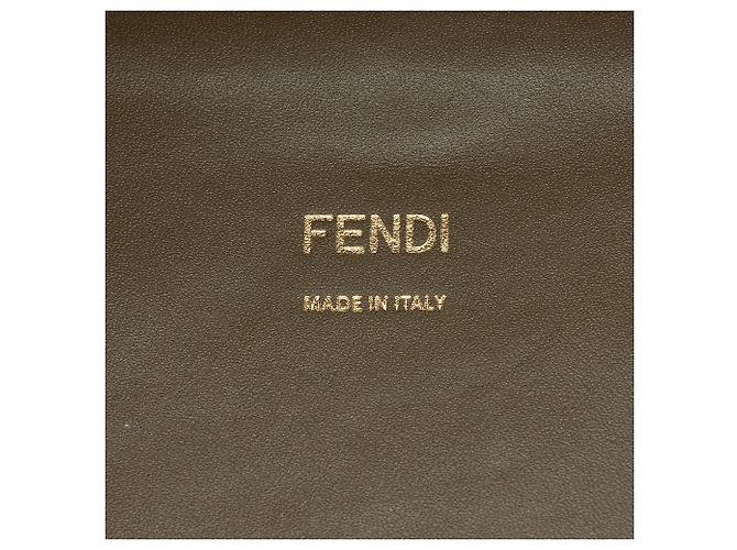 Fendi Leather Sunshine Medium Shopper Tote Tasche Grün - Ansicht 8