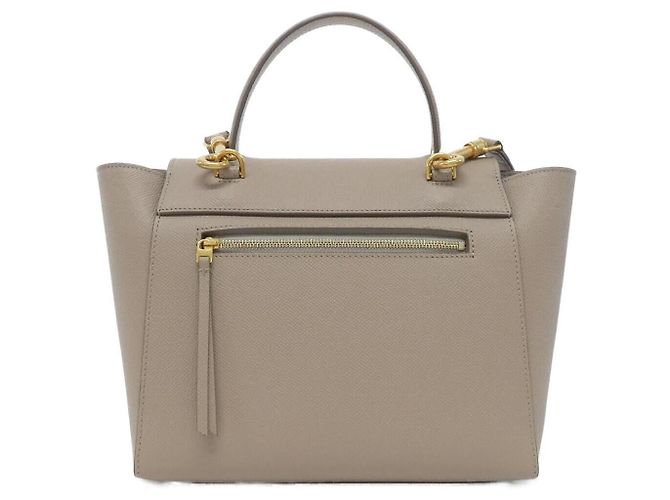 Belt Bag Céline Borsa a mano micro in pelle di vitello Celine Belt Marrone Beige - vista 2