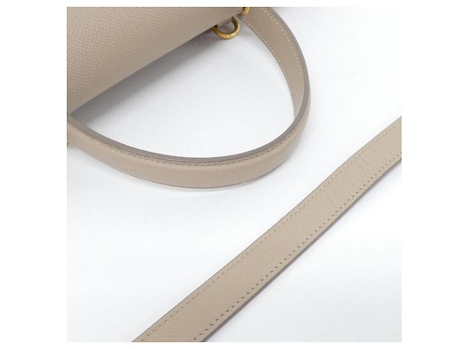 Belt Bag Céline Borsa a mano micro in pelle di vitello Celine Belt Marrone Beige - vista 5