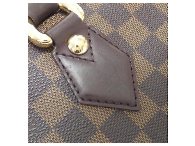 Borsa Louis Vuitton Damier Marrone - vista 3