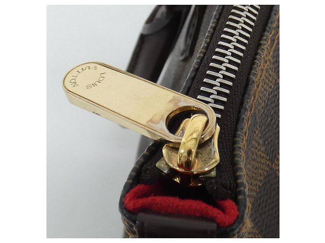 Borsa Louis Vuitton Damier Marrone - vista 4