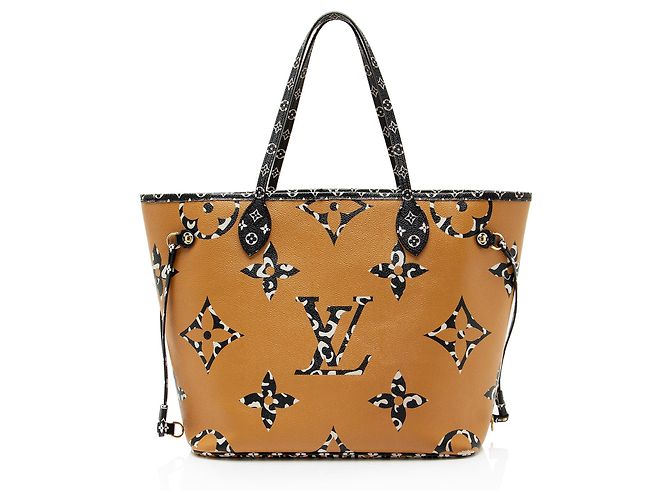Louis Vuitton Edición Limitada Giant Monogram Canvas Jungle Neverfull MM Tote Negro - vista 3