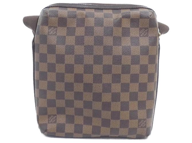 Borsa a tracolla Louis Vuitton Damier Marrone - vista 2