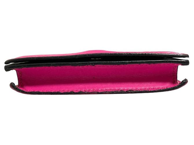Tarjetero de piel Anagram Loewe Rosa - vista 4