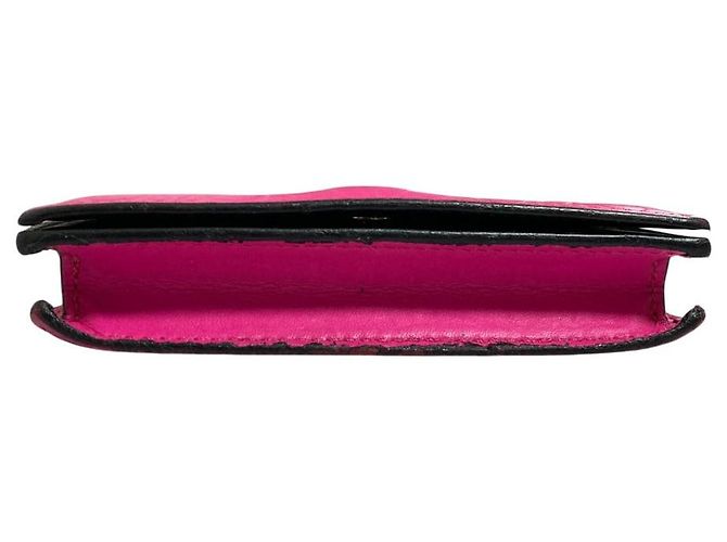 Tarjetero de piel Anagram Loewe Rosa - vista 7