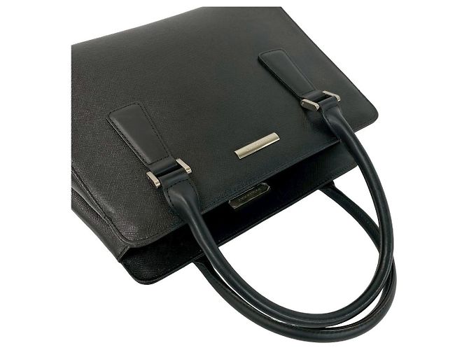 Borsa a mano in pelle Burberry Nero - vista 5
