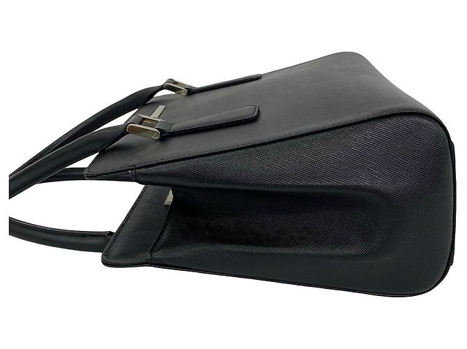 Borsa a mano in pelle Burberry Nero - vista 6