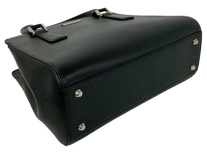 Borsa a mano in pelle Burberry Nero - vista 8